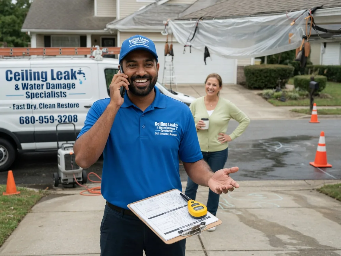 Ceiling Leak Cleanup Cougar, WA FAQs
